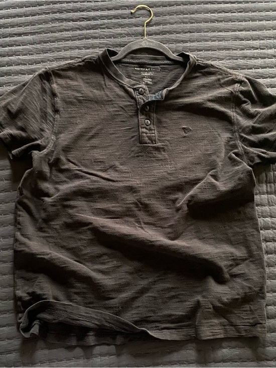 American Eagle Outfitters Other - American Eagle Outfitters Men’s Short Sleeve Henley - Black